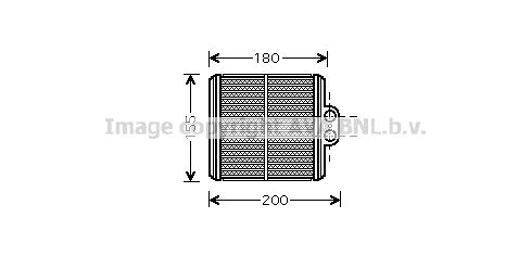 AVA QUALITY COOLING Теплообменник, отопление салона SZ6093